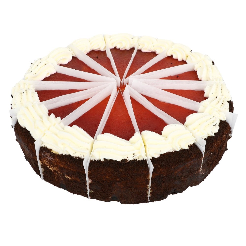Raspberry & White Chocolate Cheesecake 14 Slices