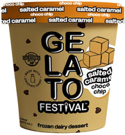 Salted Caramel Chocolate Chip Gelato
