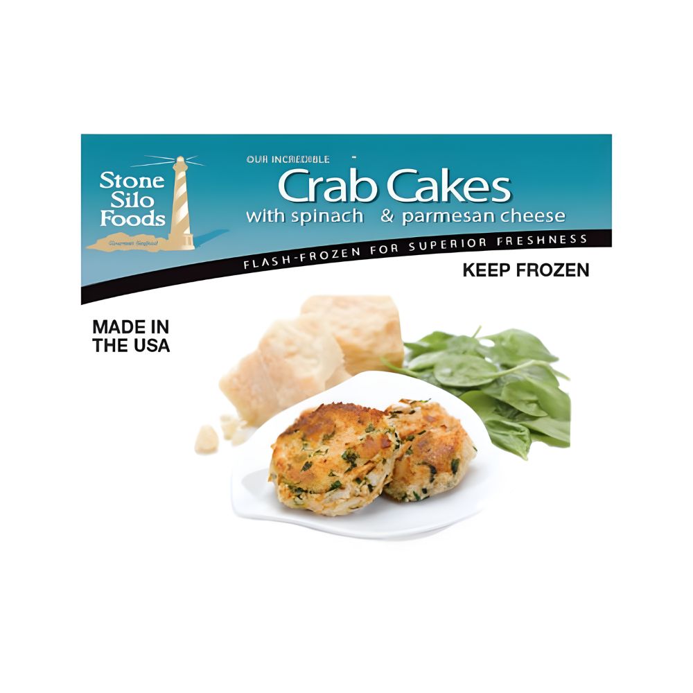 Spinach Parmesan Crab Cake 3oz