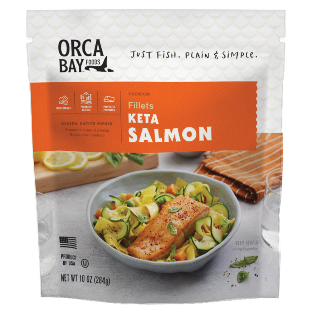 Keta Salmon Portion with Skin On
