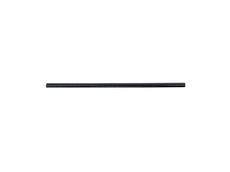 Unwrapped Black Plastic Straw Jumbo