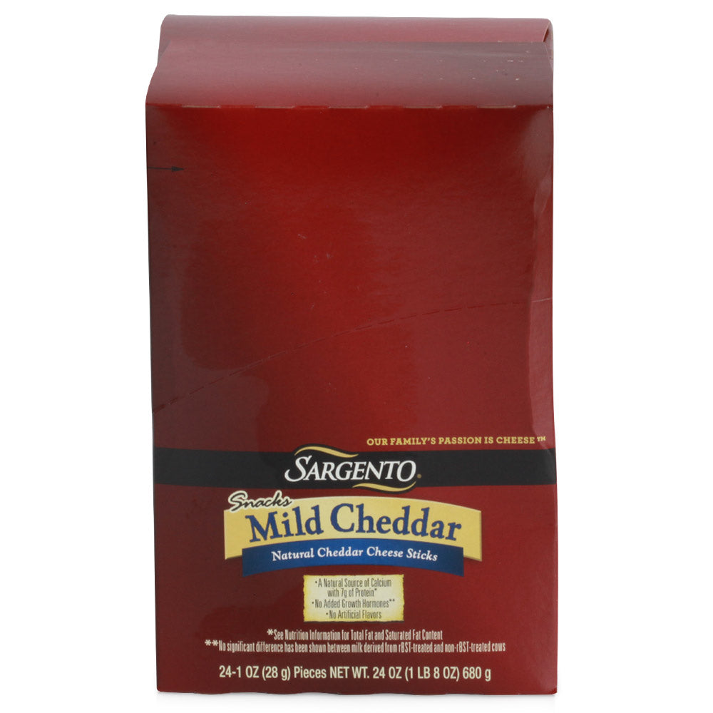 Yellow Stick Cheddar Cheese Individually Wrapped