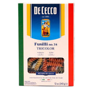 Tri-Color Fusilli Pasta #34