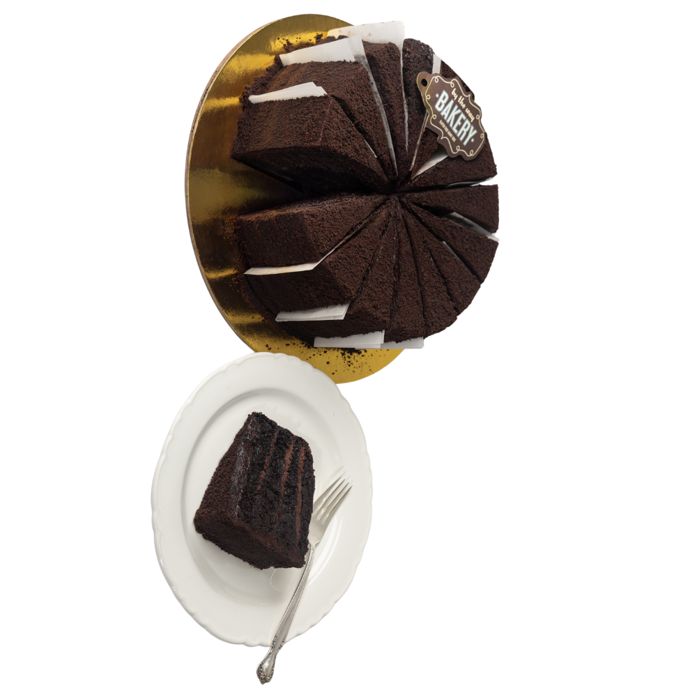 Chocolate Layer Cake Sliced