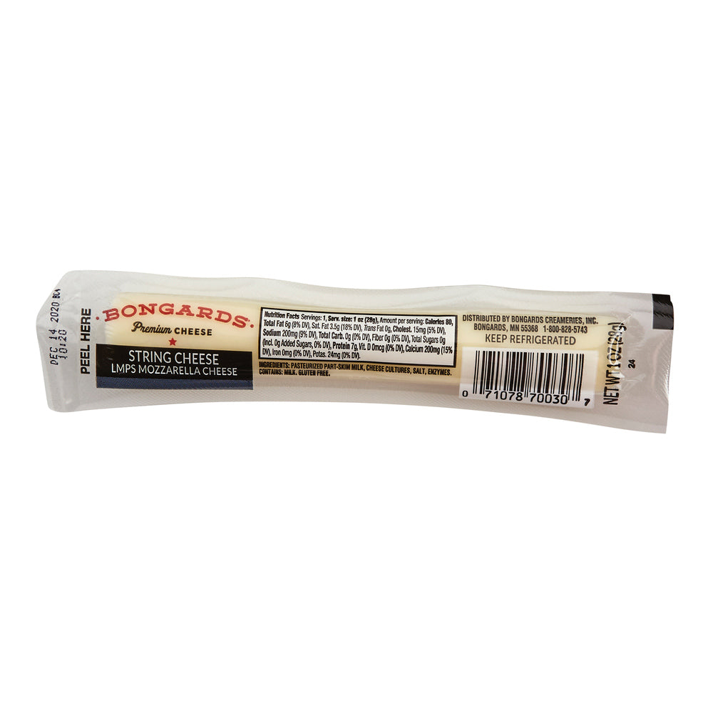 Individually Wrapped Mozzarella String Cheese