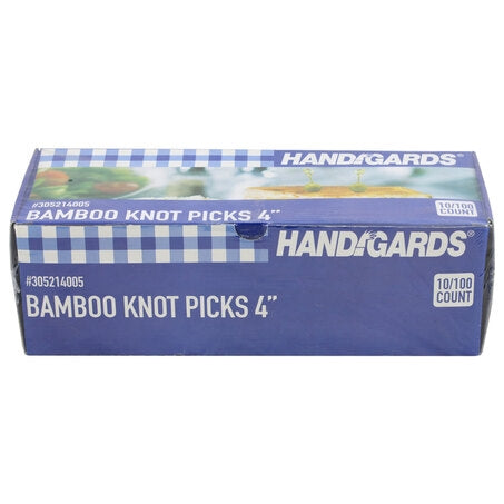 * 4in Bamboo Knot Toothpicks