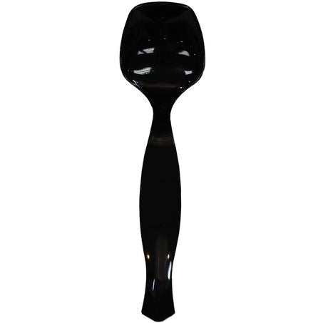 9in Black Plastic Serving Spoon
