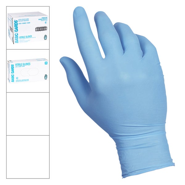 * Large Blue Vitrile Gloves