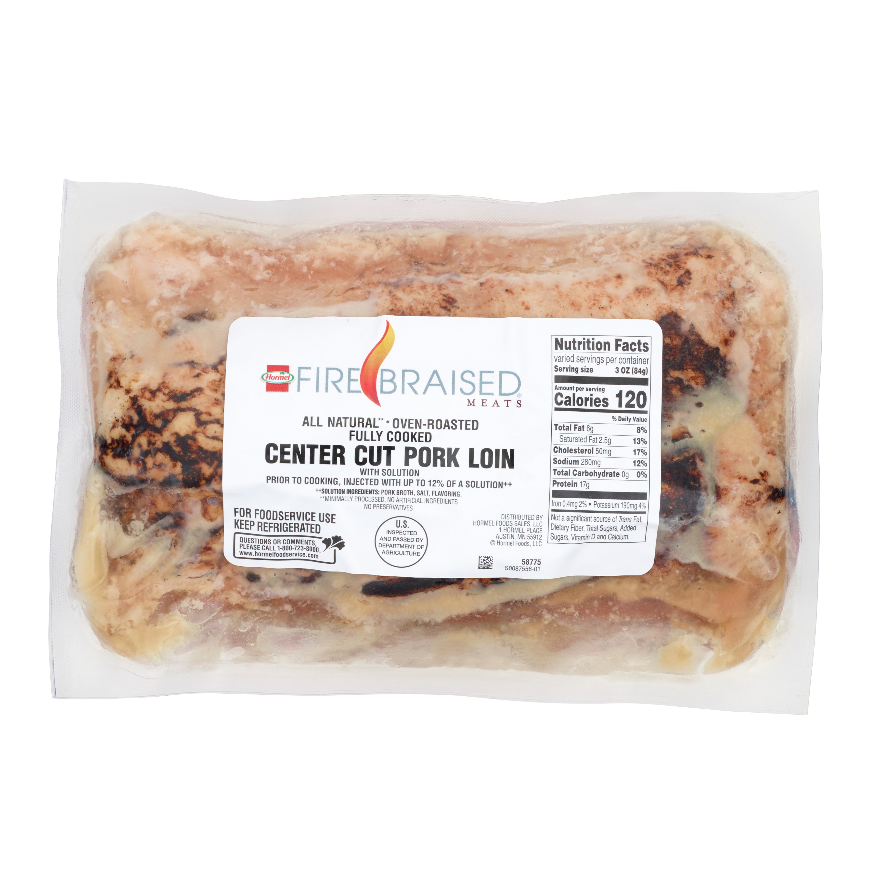 Frozen Cooked Boneless Pork Loin