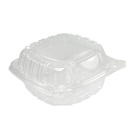 * 5x5 Plastic Hinged Container