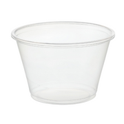 * Clear Plastic Souffle Cup 4oz