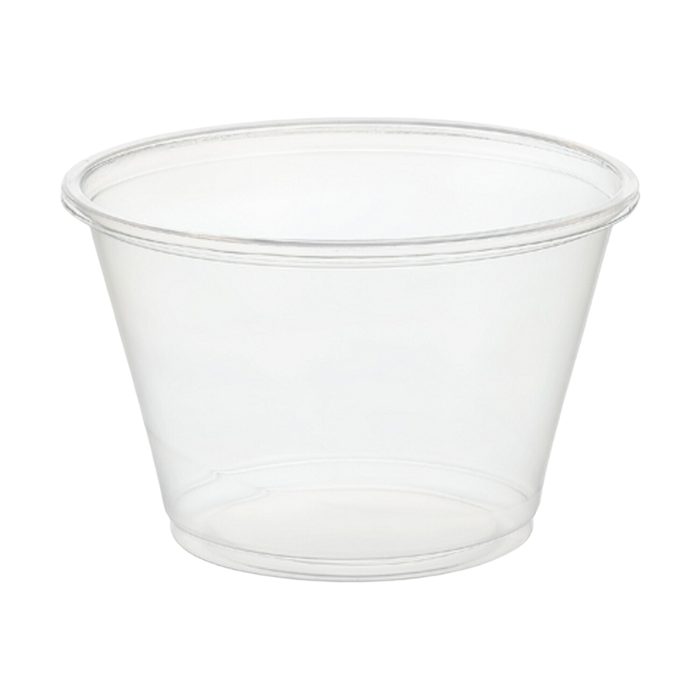 * Clear Plastic Souffle Cup 4oz