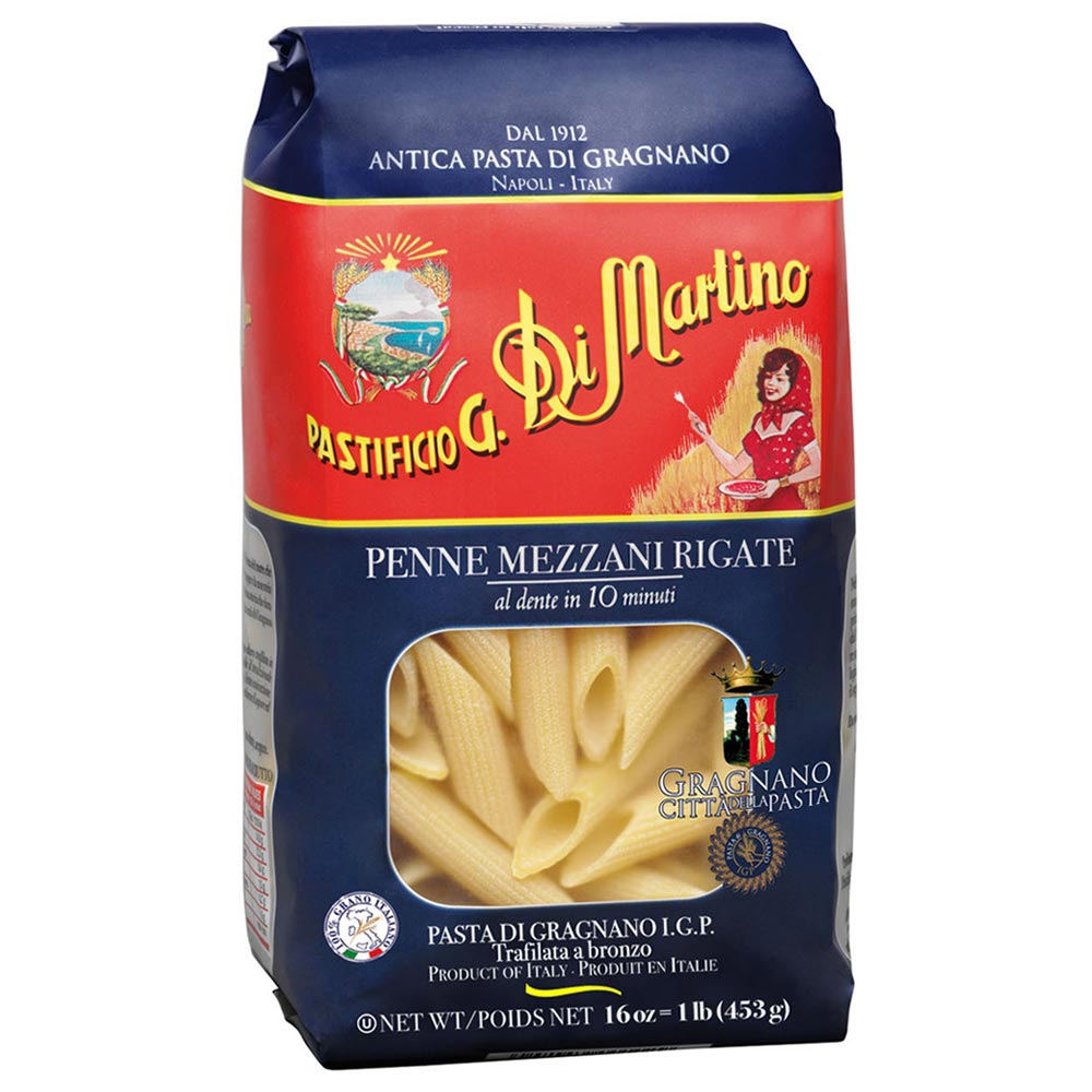 Penne Mezze Rigate Pasta