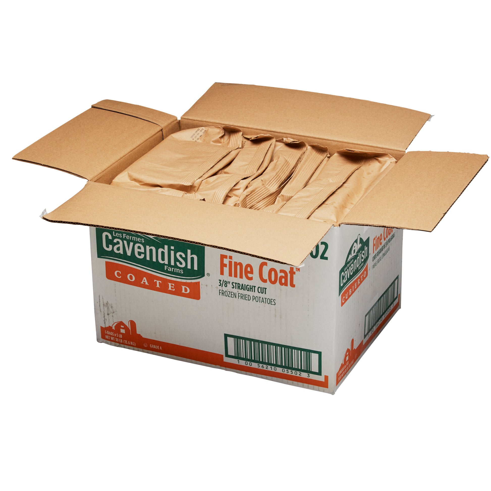 3/8 Inch Fine Coat Straight Cut Fries