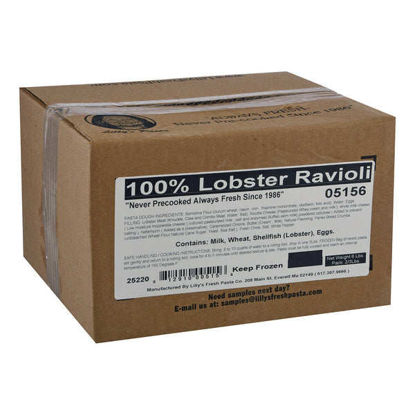 Large Round Lobster Ravioli