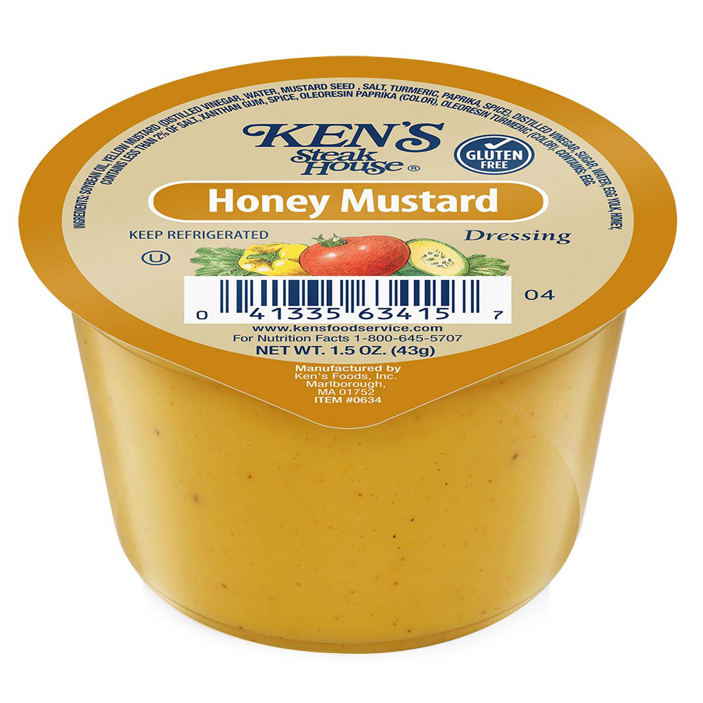 * Honey Mustard Dressing Portion Control Cups
