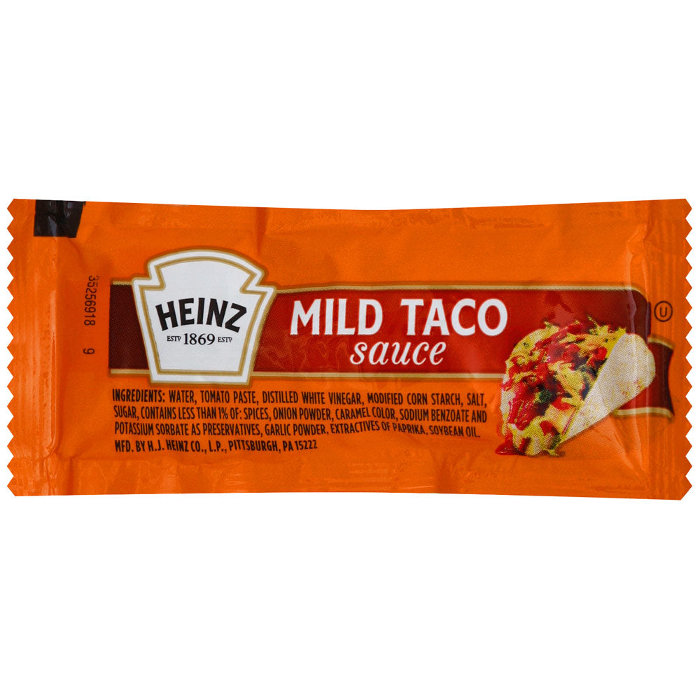 * Mild Taco Sauce Packets