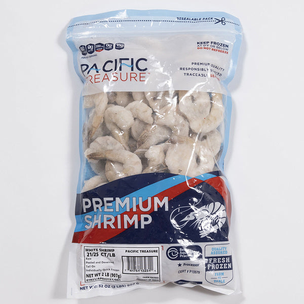 Shrimp 21-25 White Asian Peeled and Deveined