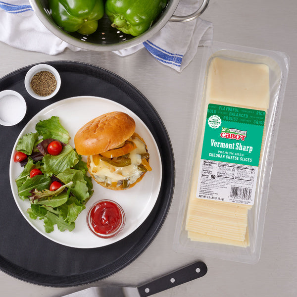 Sliced White Sharp Cheddar Cheese