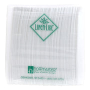 * 17x17 White Linen-Like 1/4 Fold Dinner Napkins