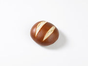 4.5 Inch Pretzel Bun Sliced