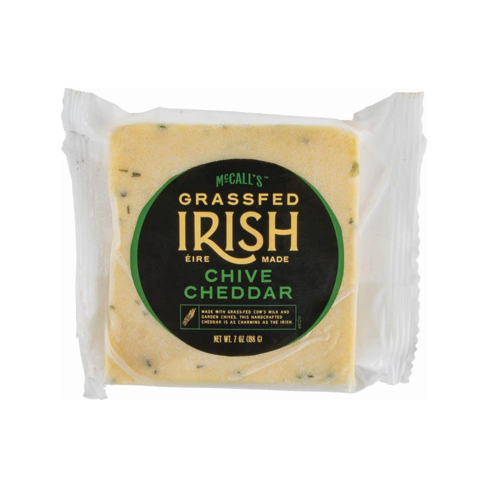 McCalls Grassfed Irish Chive Cheddar Cheese