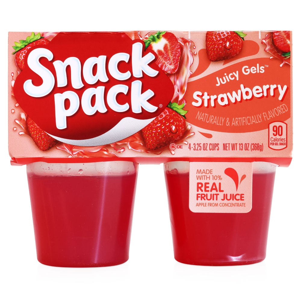 Strawberry Gelatin Snack Pack