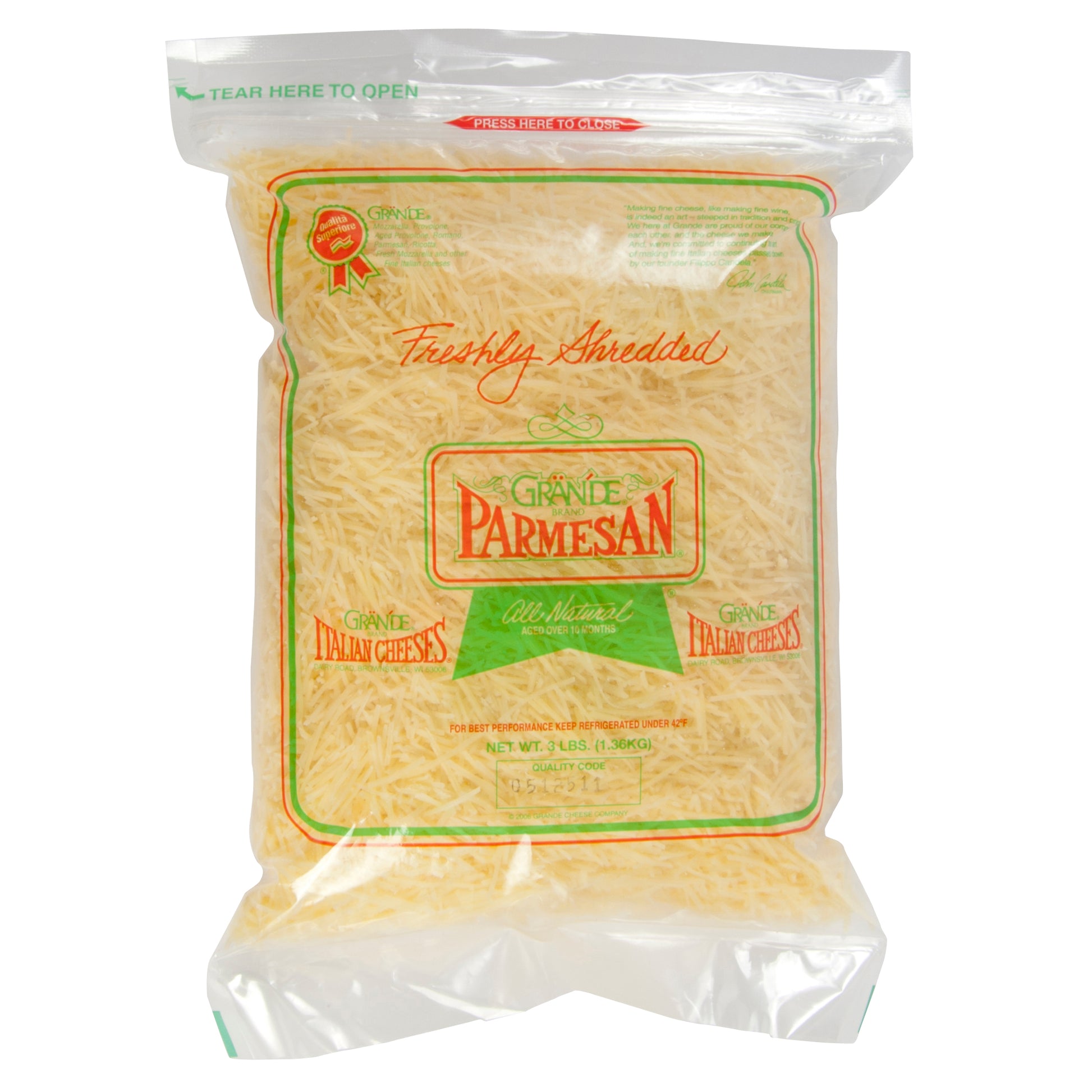 Shredded Parmesan Cheese