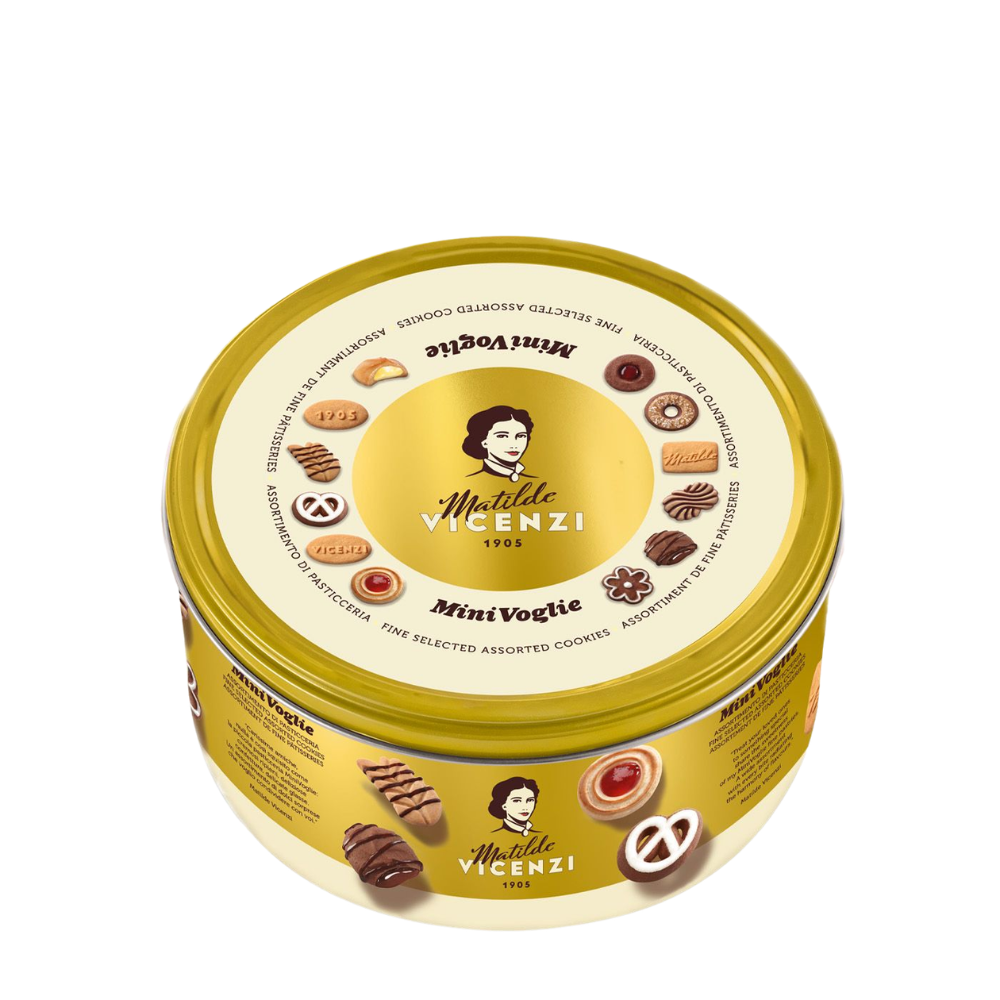 Assorted Pastry Cookies In Tin