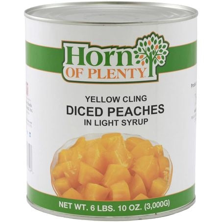 Diced Peaches in Light Syrup