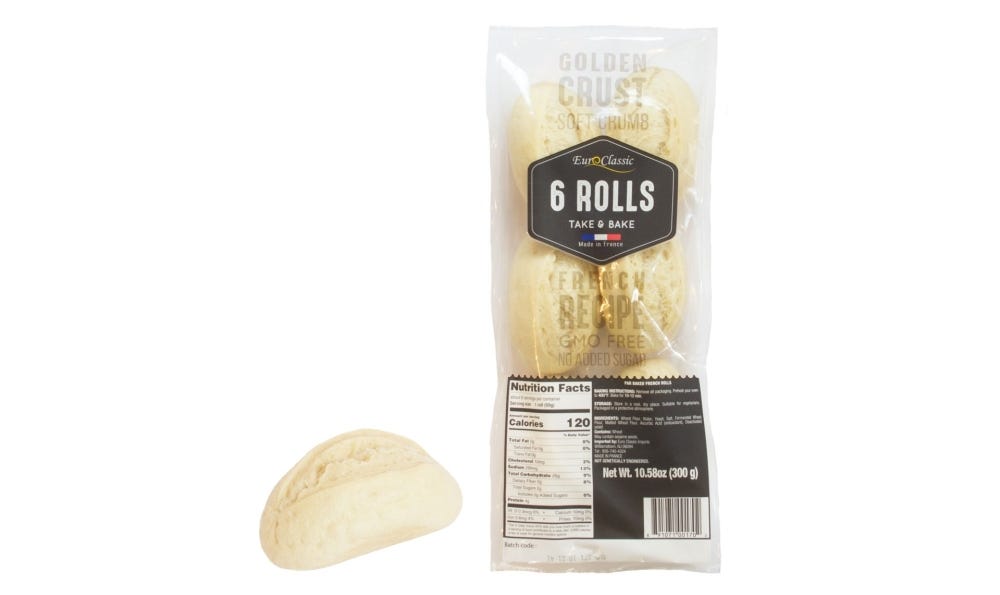 Authentic Mini French Rolls 6 Pack