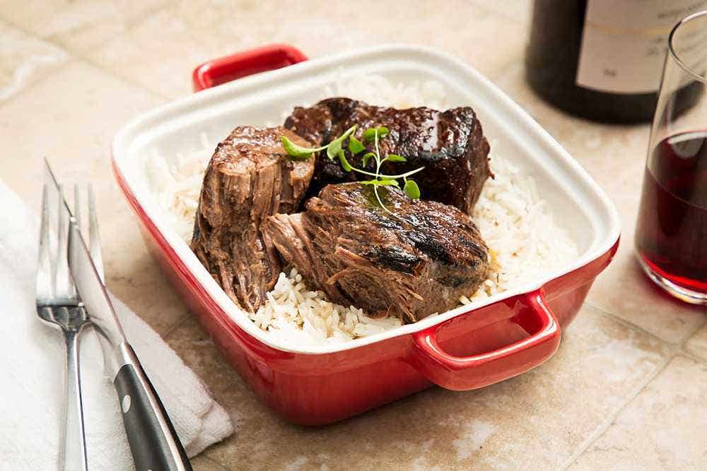 Beer & Red Wine Short Ribs