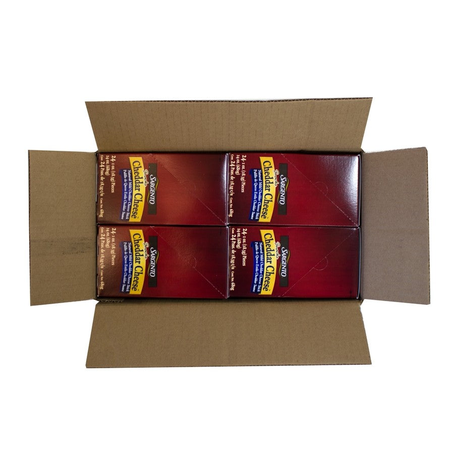 Yellow Stick Cheddar Cheese Individually Wrapped