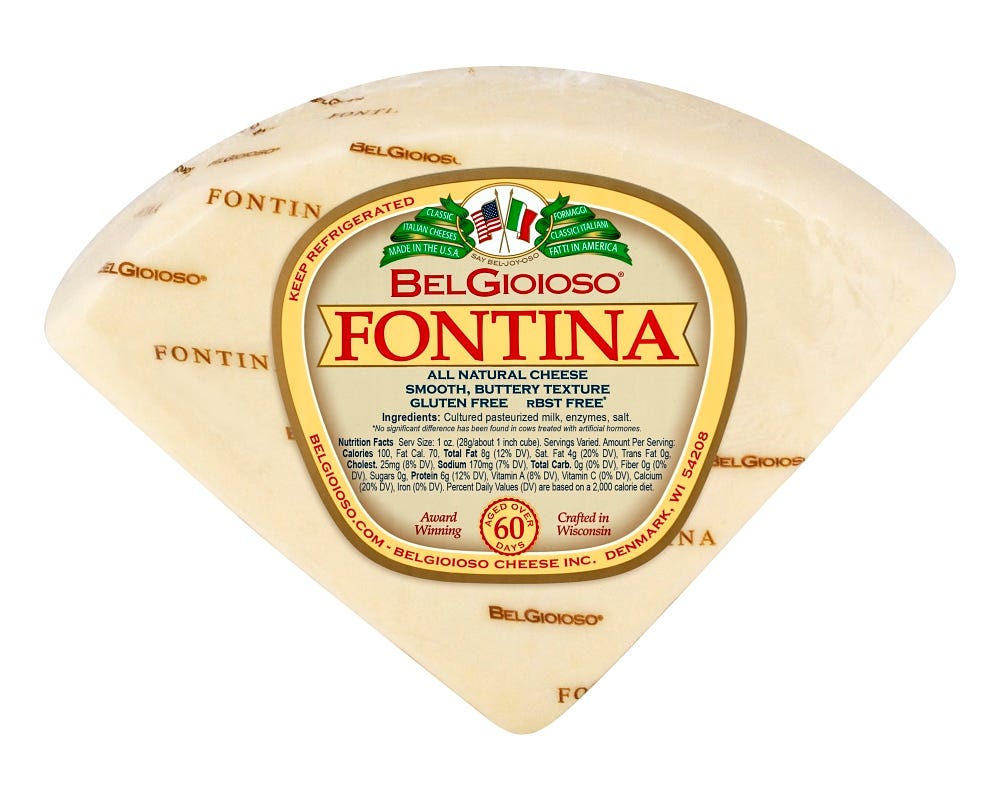 Fontina Wedge