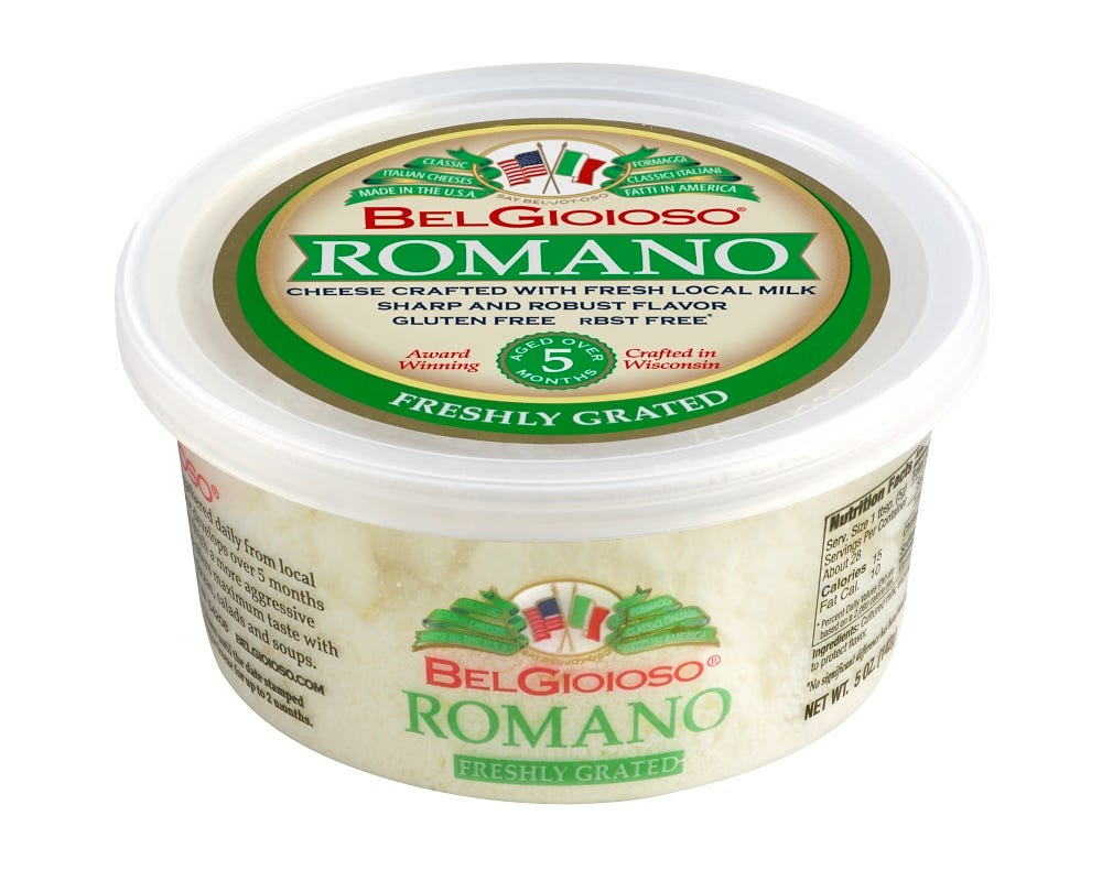 Romano Grated