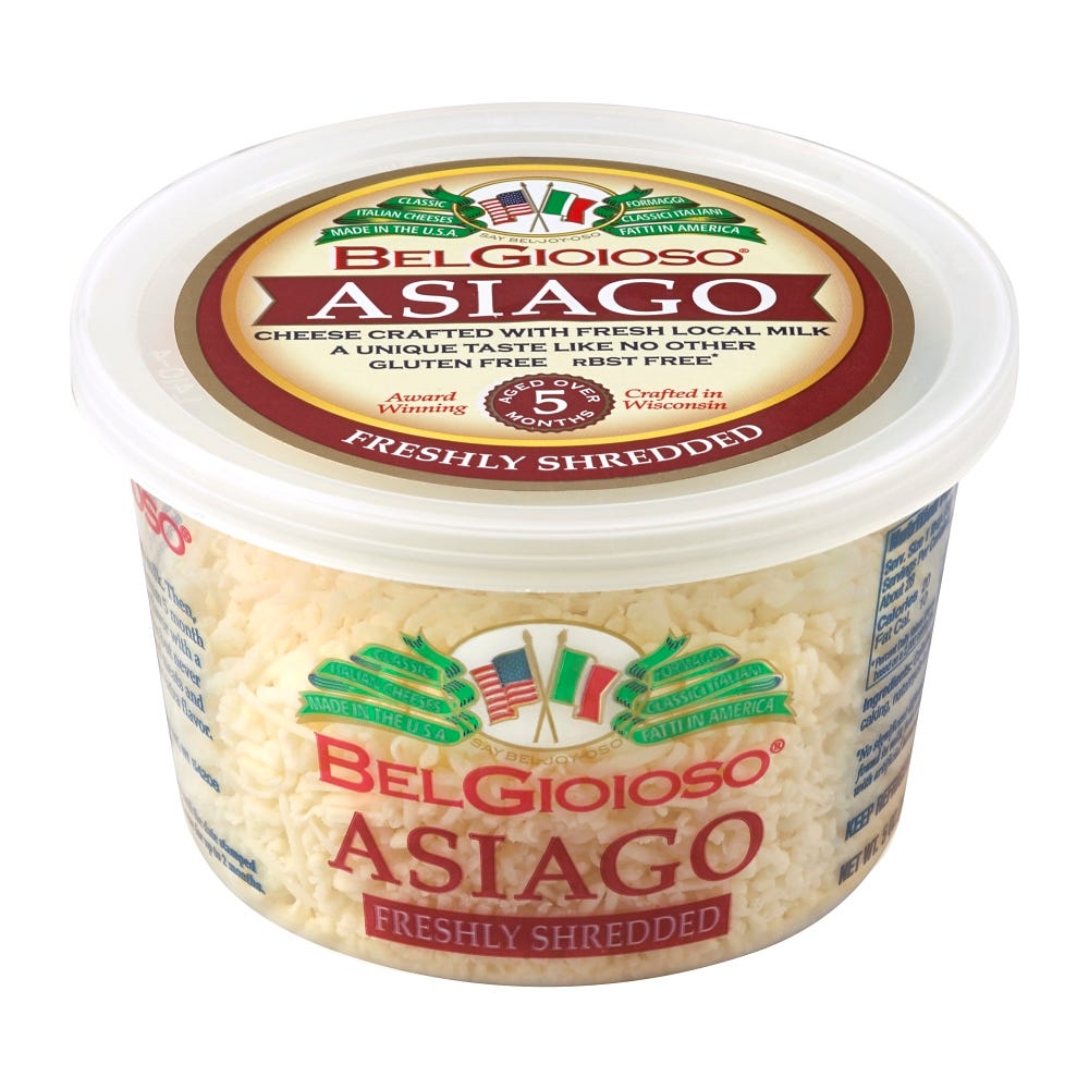 Belgioioso Shredded Asiago Cheese