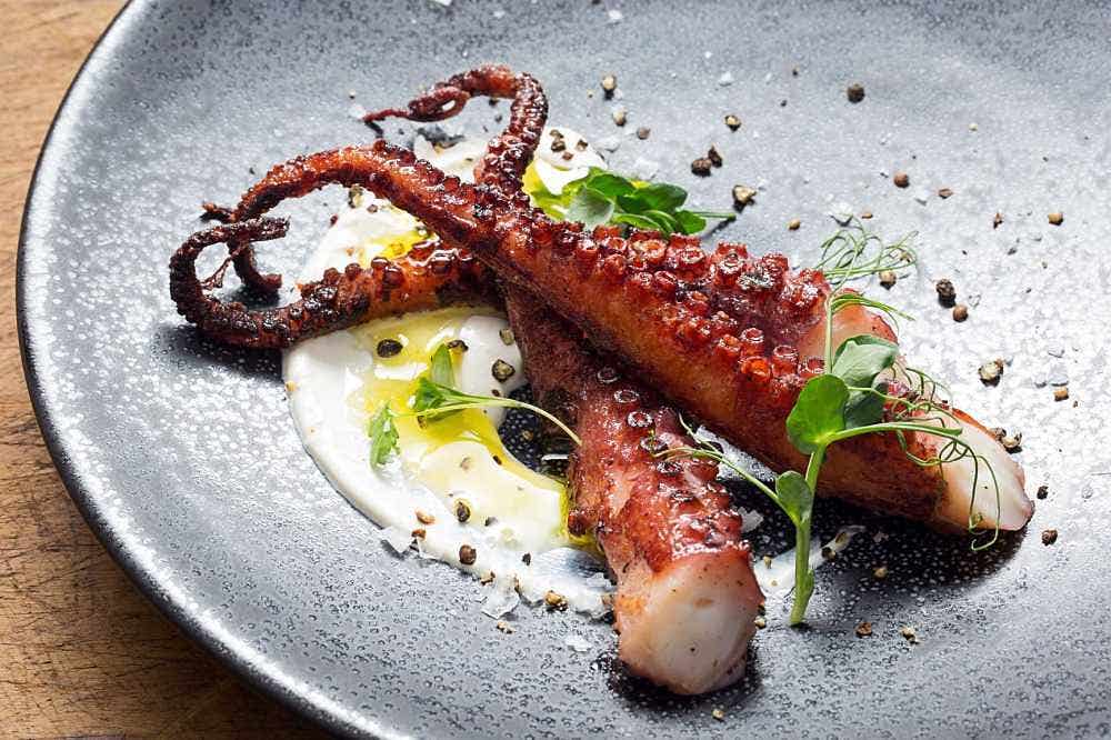 Octopus Poached