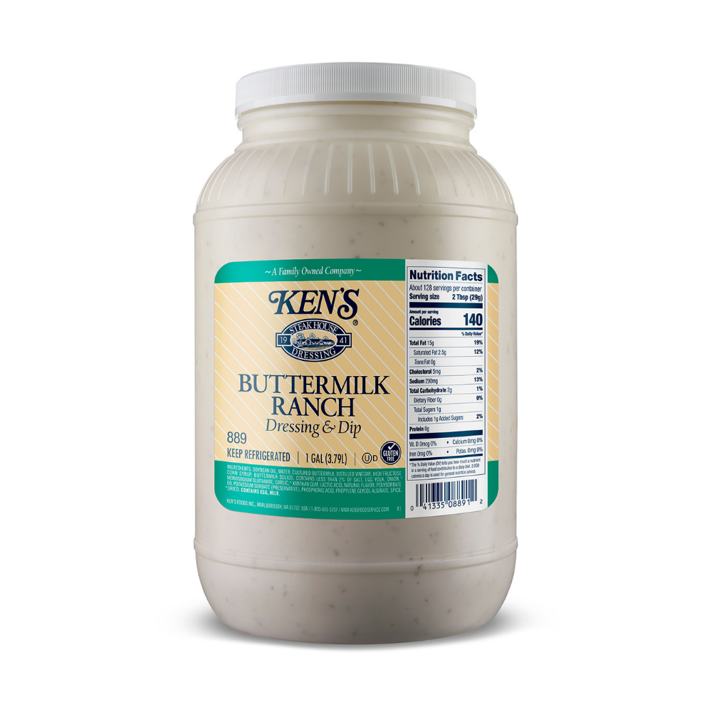 * Buttermilk Ranch Dressing