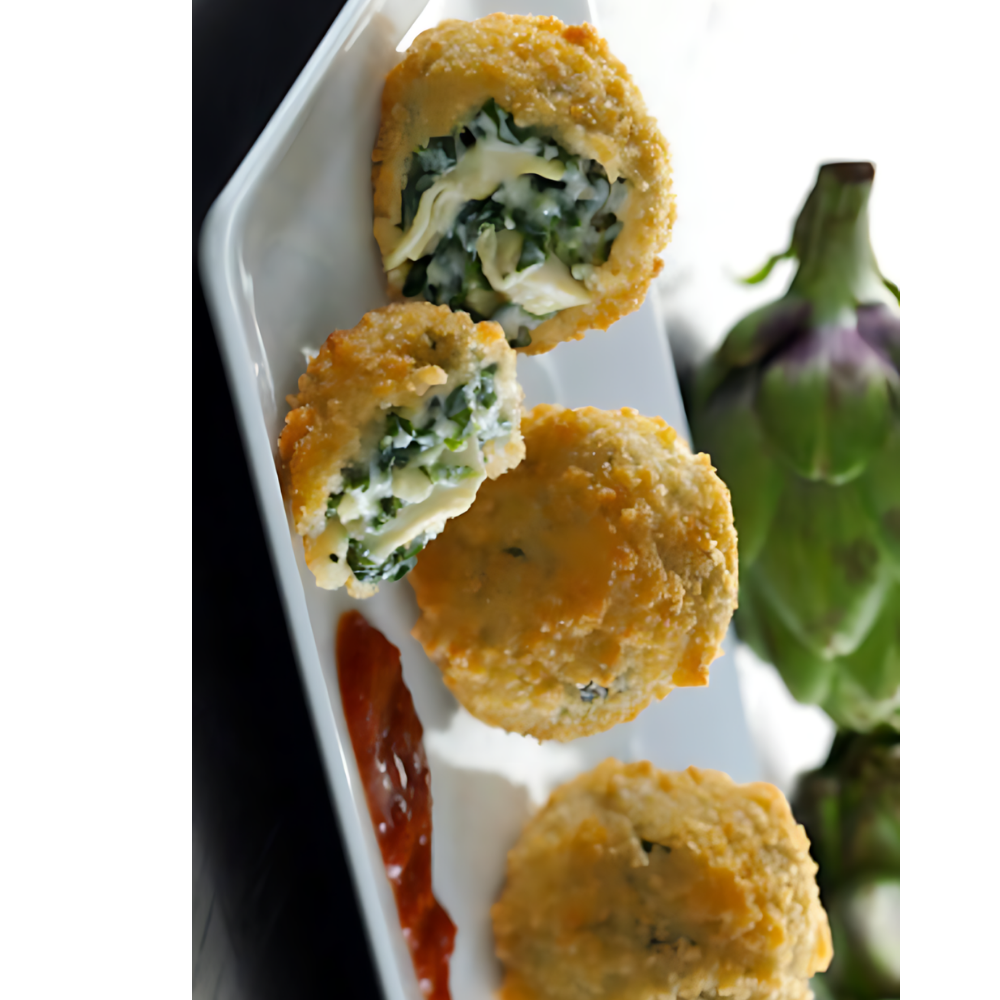 Spinach and Artichoke Popper With Cheese