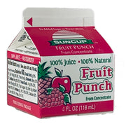 Fruit Punch 100% Juice 4oz Carton