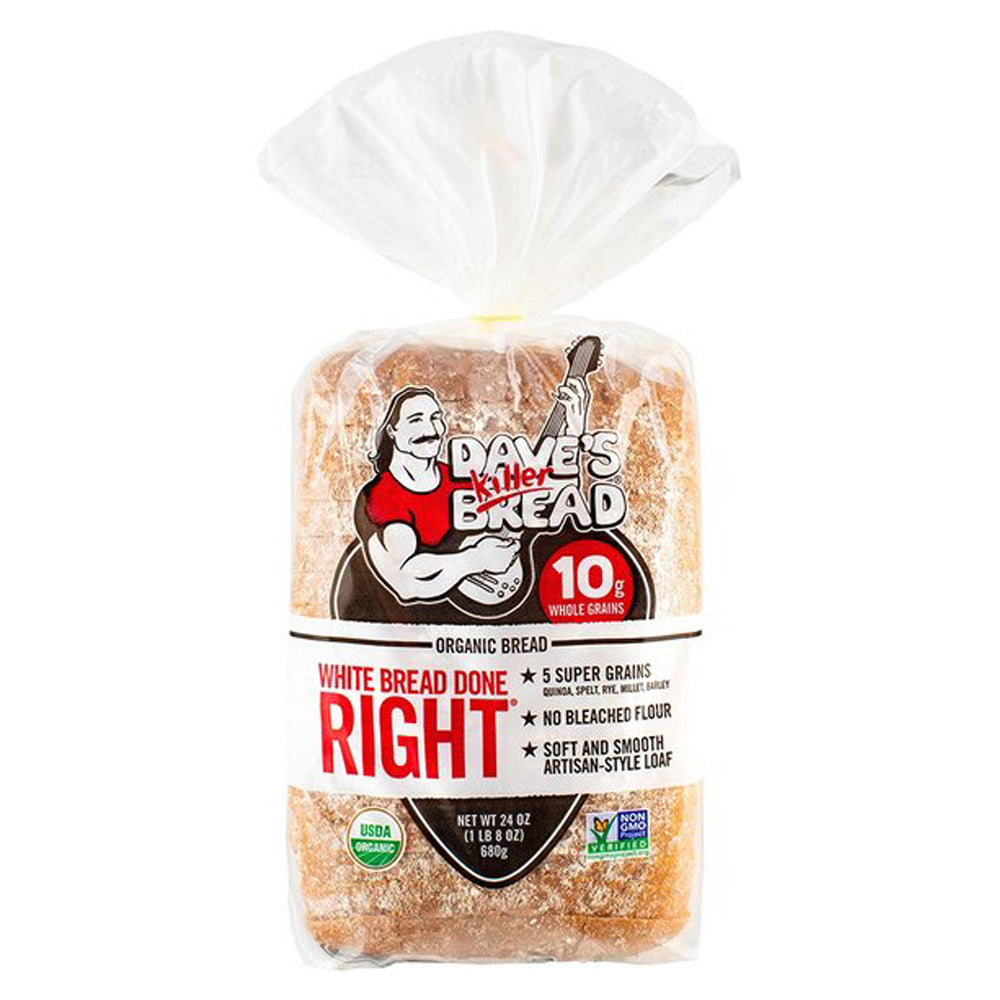 Organic White Bread Sliced