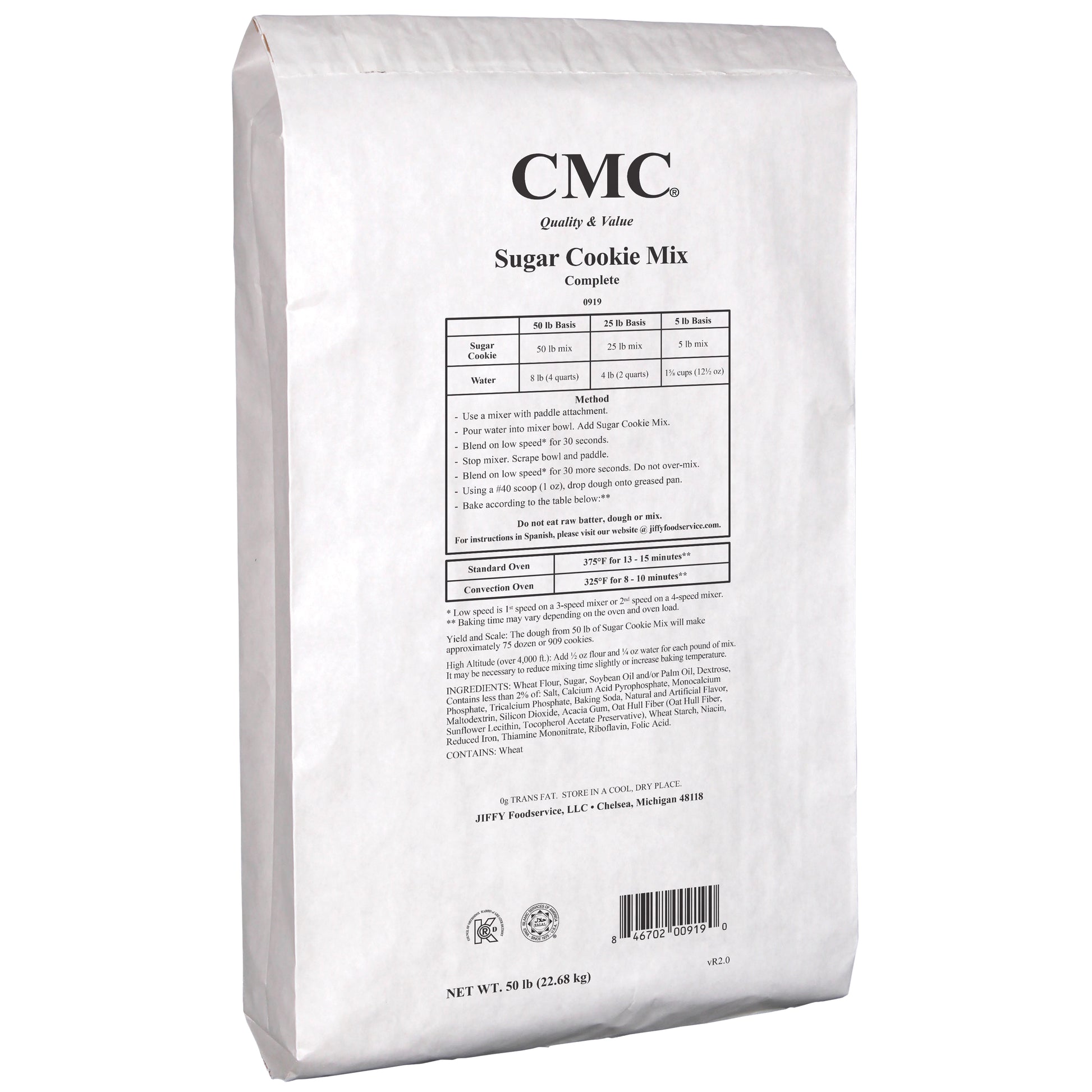 50lb Sugar Cookie Mix