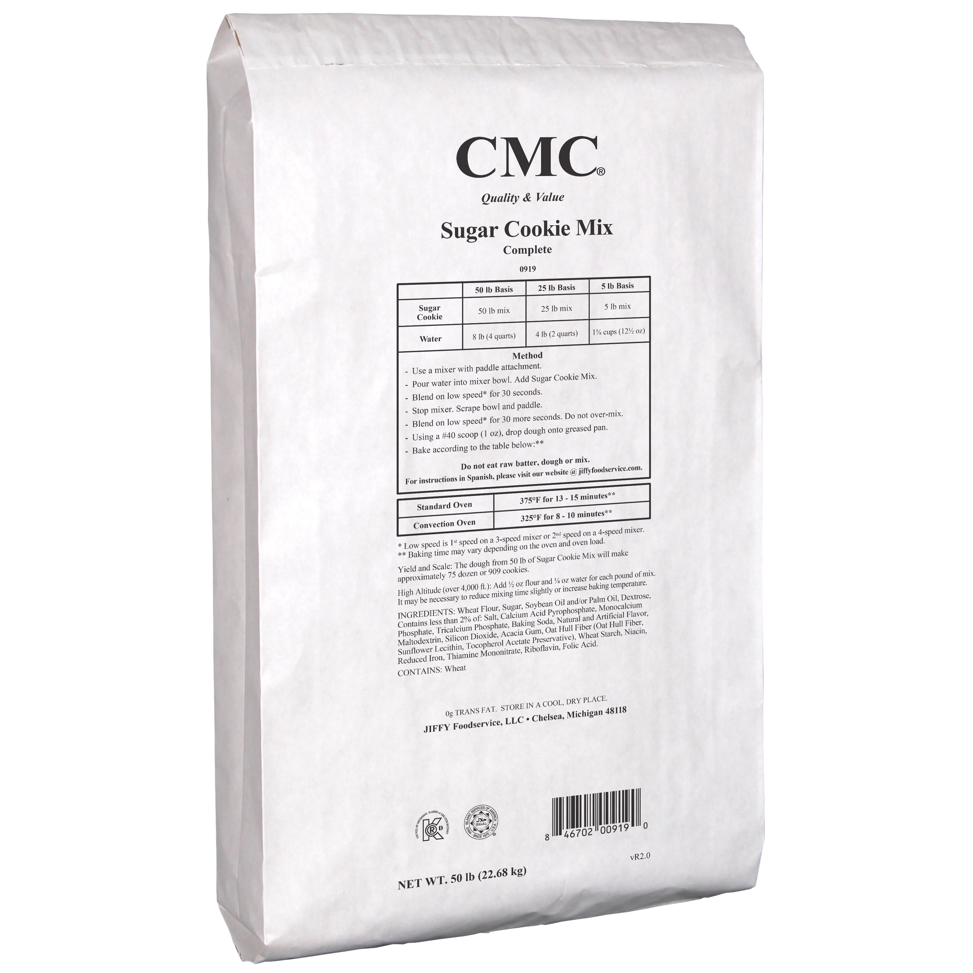 50lb Sugar Cookie Mix