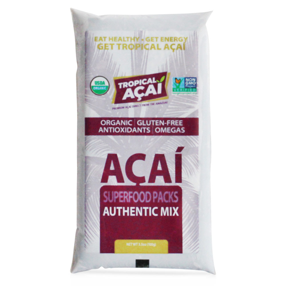 Organic Acai Pulp Pouch Zero Sugar