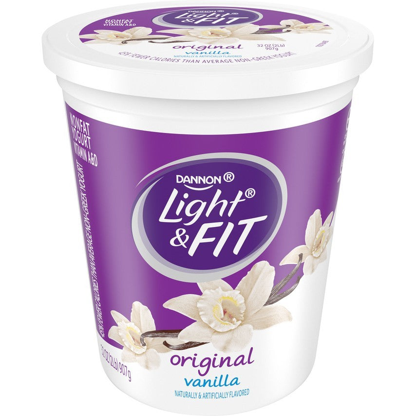 * Nonfat Vanilla Yogurt