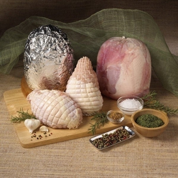 * Netted Raw Boneless Turkey Breast