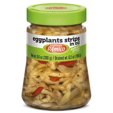 Naples Style Eggplant Strips