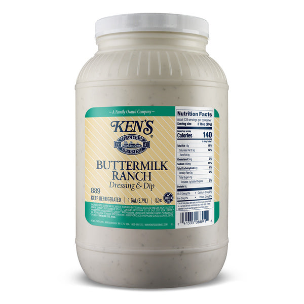 * Buttermilk Ranch Dressing