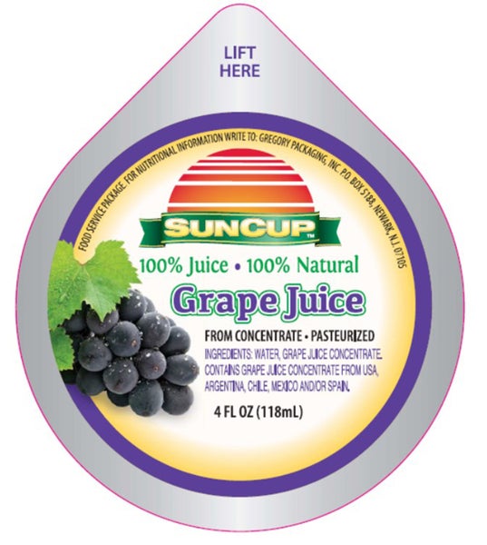100% Grape Juice Cup