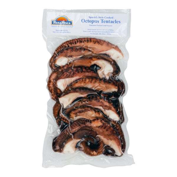 Spanish-Style Cooked Octopus Tentacles Frozen